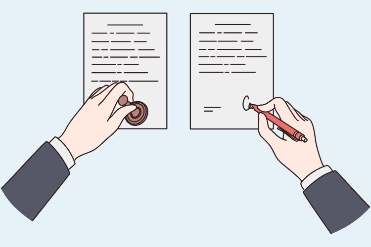 Công chứng hợp đồng, giao dịch đã được soạn thảo sẵn