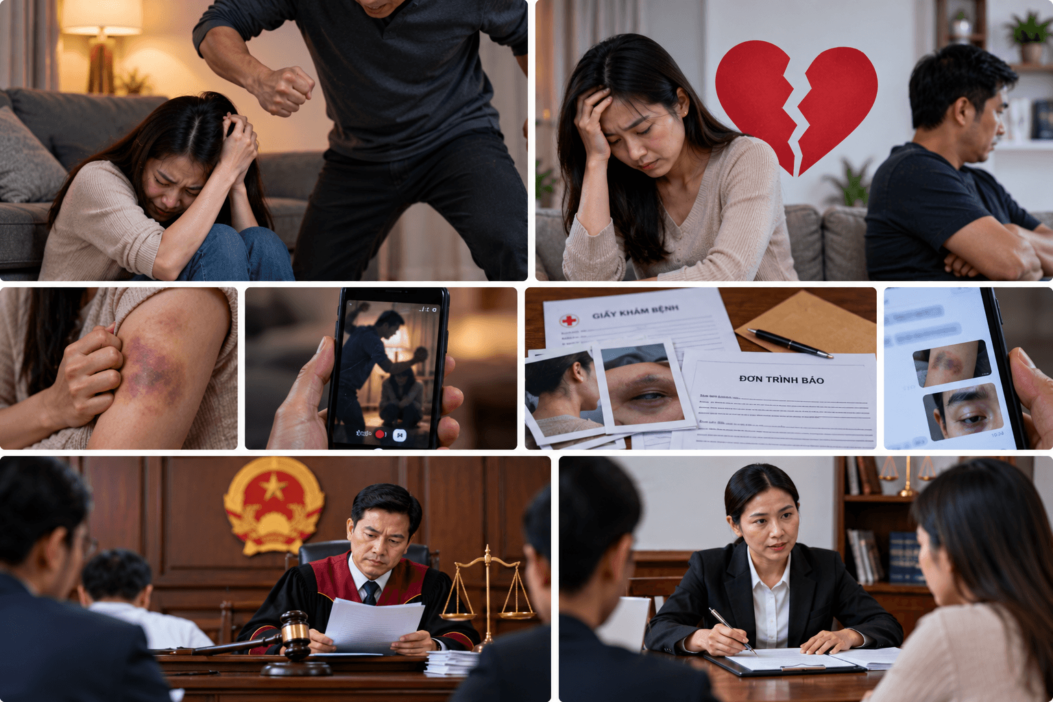 Bạo lực gia đình có thể là căn cứ ly hôn