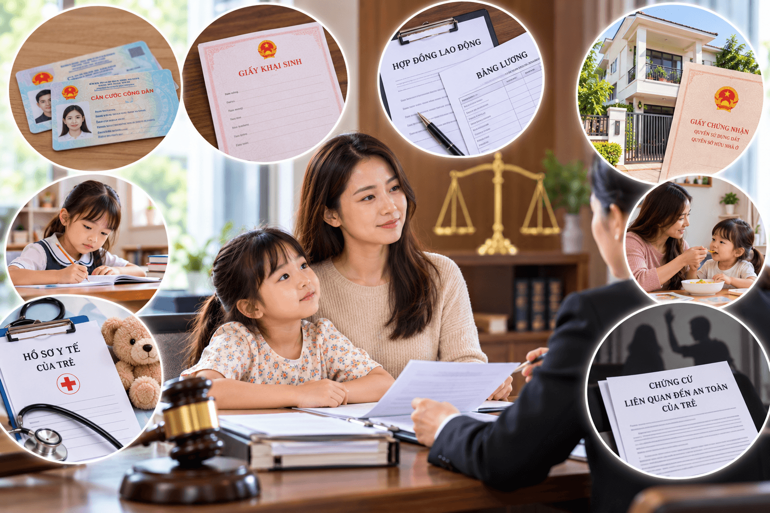 Cần chuẩn bị giấy tờ gì để chứng minh điều kiện nuôi con?