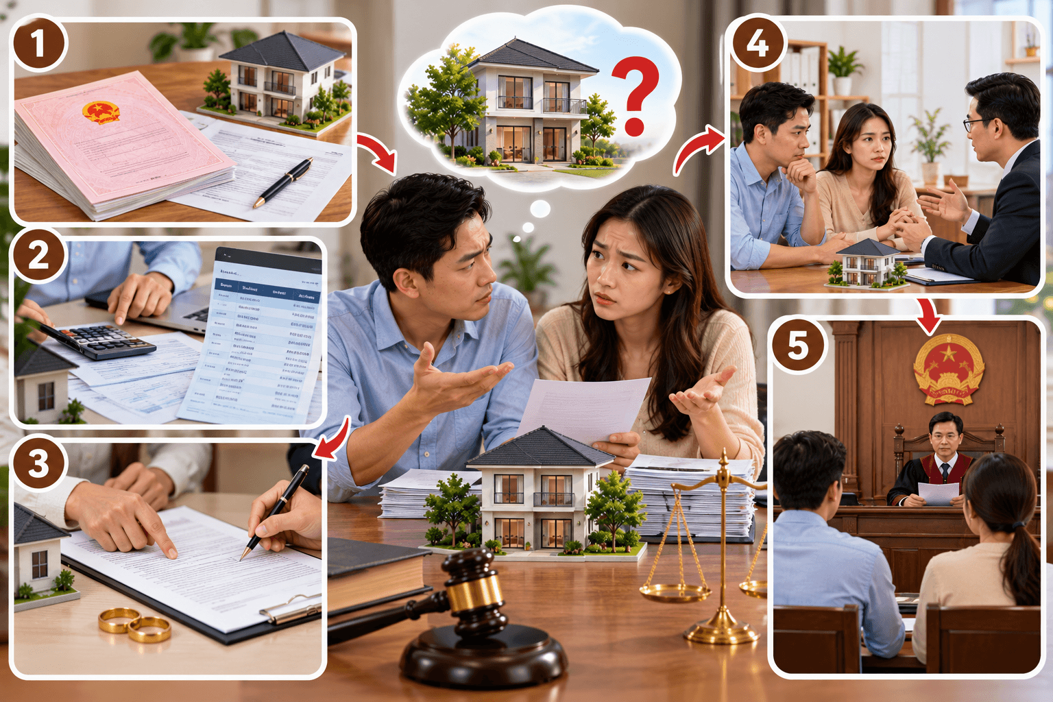 Cần làm gì khi phát sinh tranh chấp nhà đất đứng tên một người?