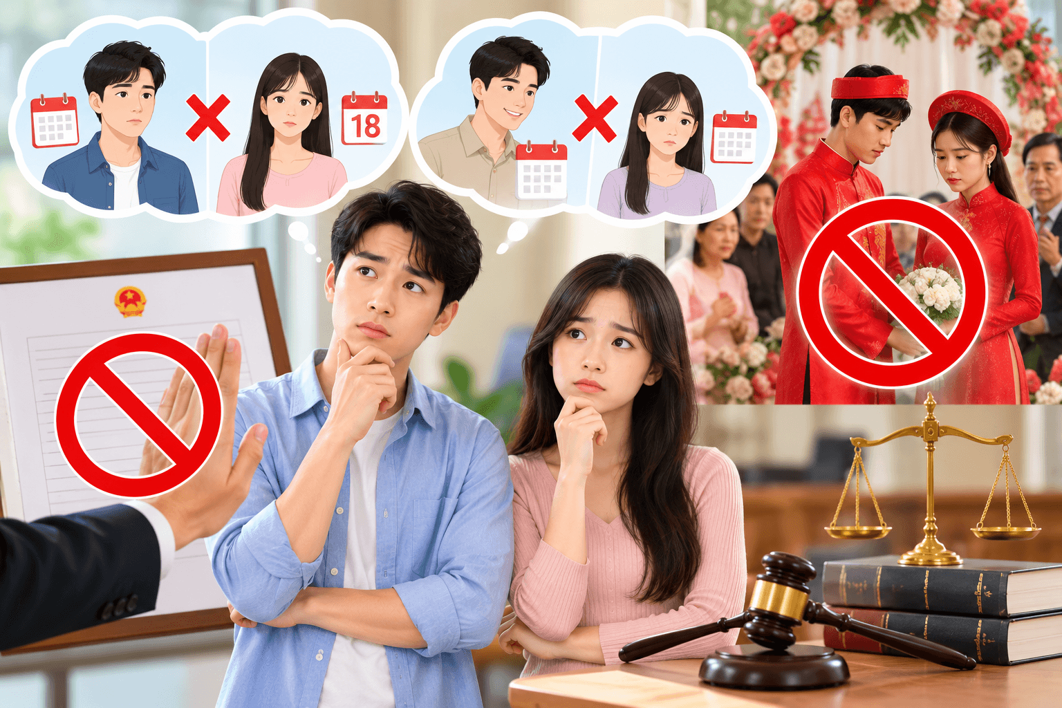 Chưa đủ tuổi có đăng ký kết hôn được không?