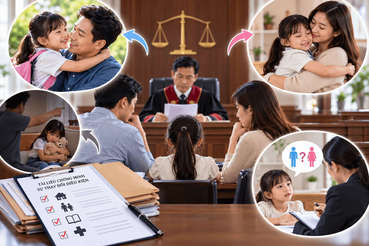 Có thể thay đổi người trực tiếp nuôi con sau ly hôn không?