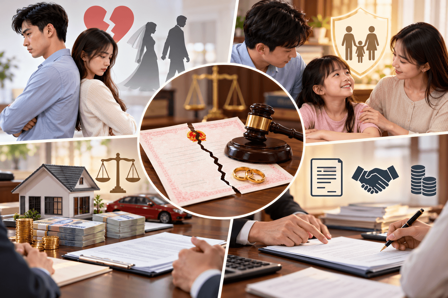 Hậu quả pháp lý khi kết hôn trái pháp luật bị hủy