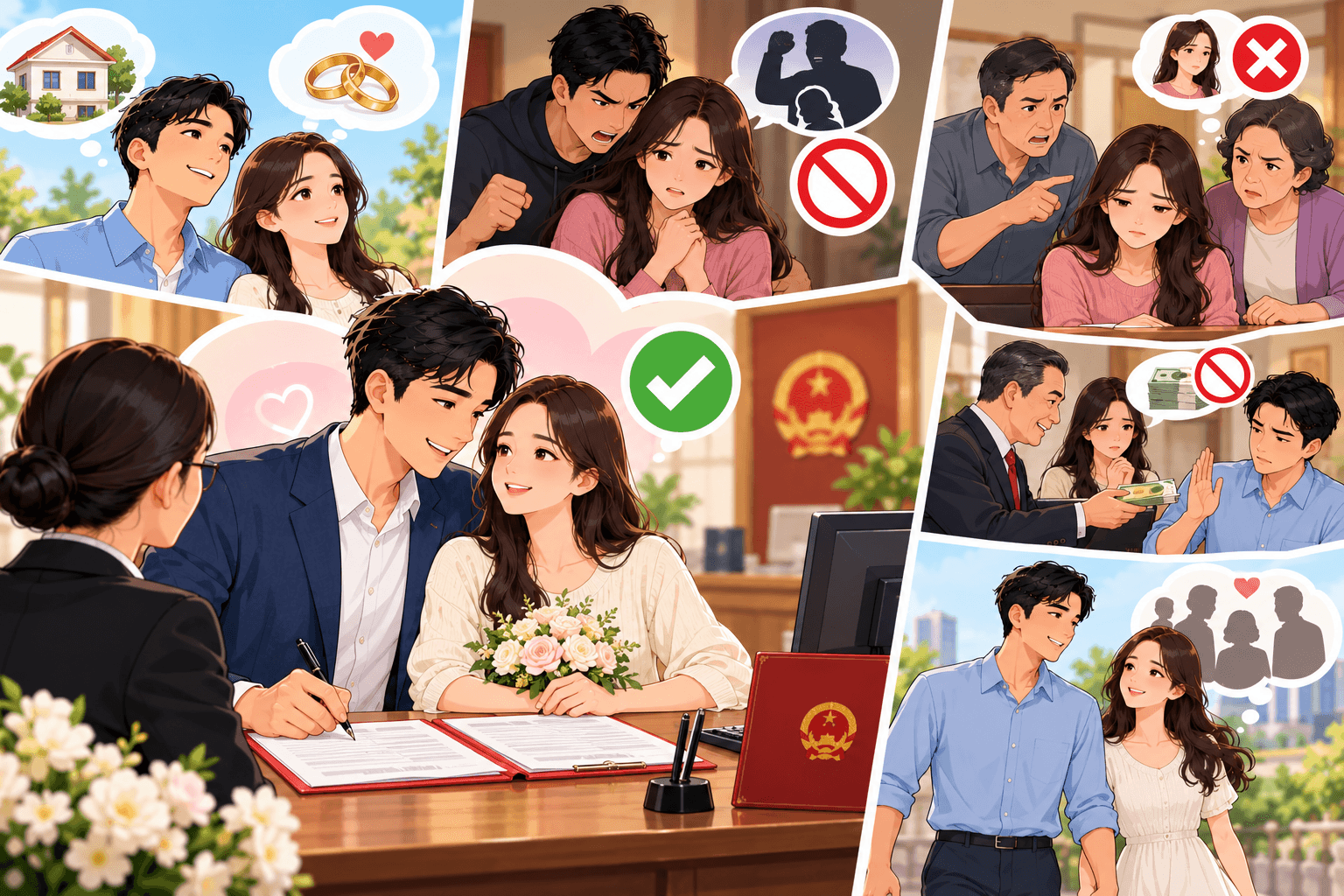 Kết hôn phải xuất phát từ sự tự nguyện
