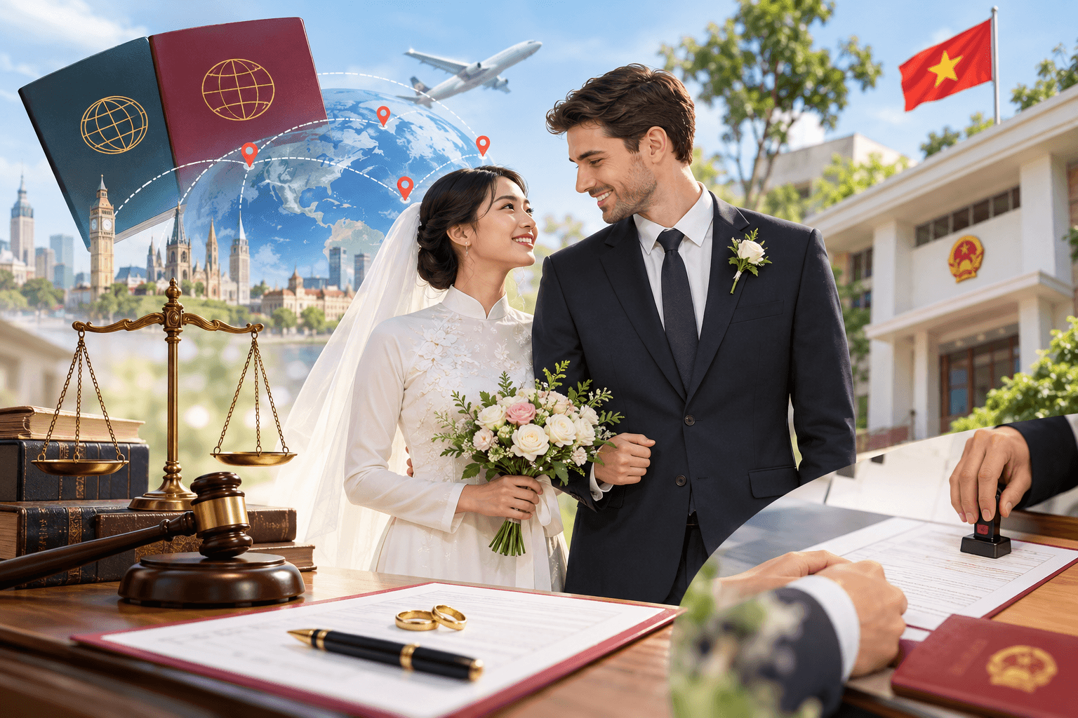 Kết hôn với người nước ngoài cần những điều kiện
