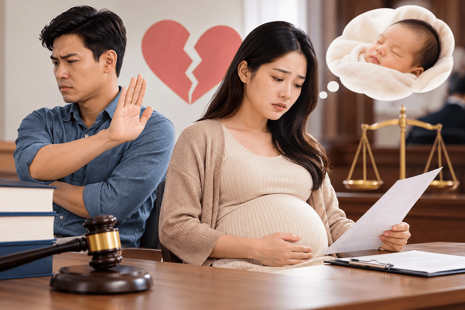 Ly hôn khi đang mang thai có được không?