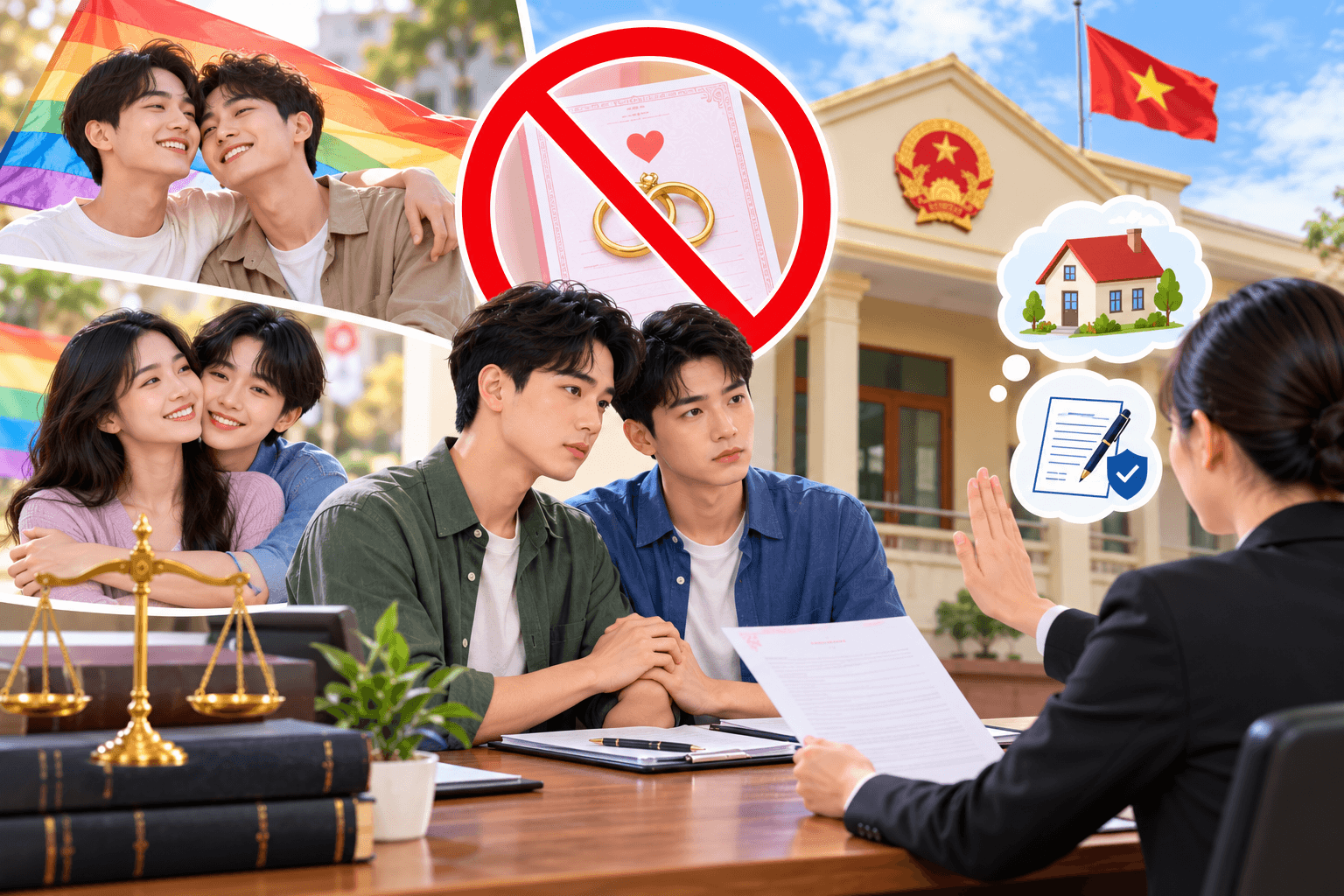 Nhà nước không thừa nhận hôn nhân giữa những người cùng giới tính