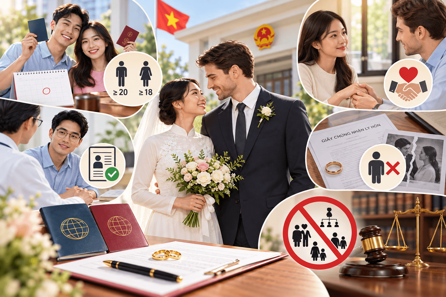 Những điều kiện để kết hôn với người nước ngoài