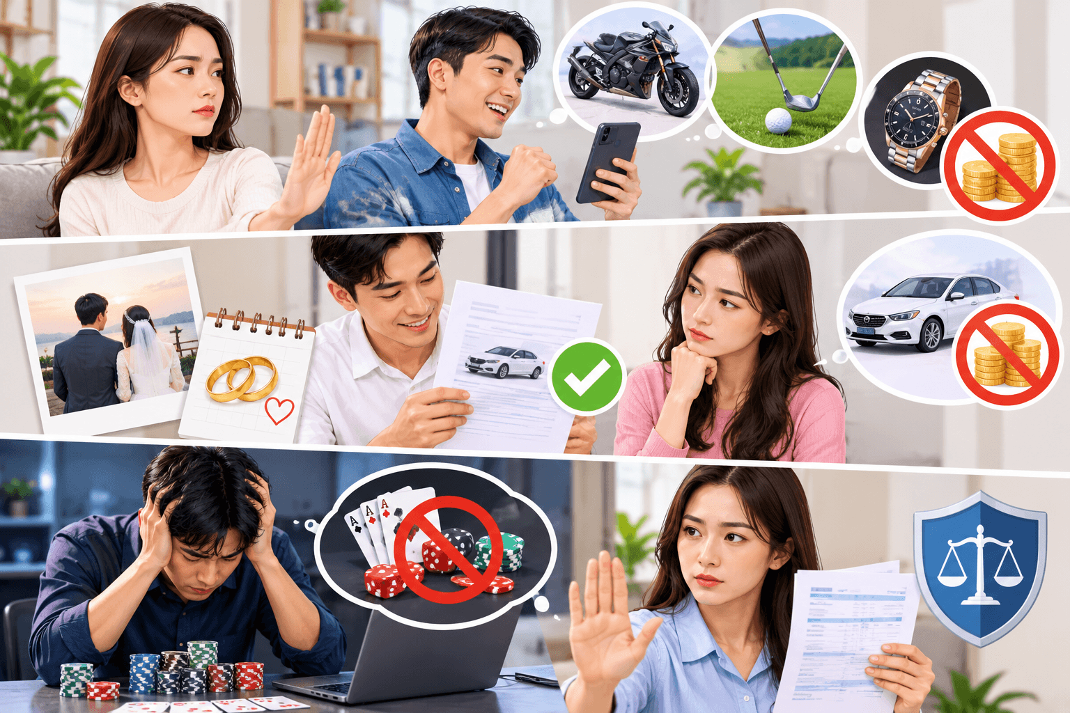 Những trường hợp vợ không phải trả khoản nợ riêng của chồng