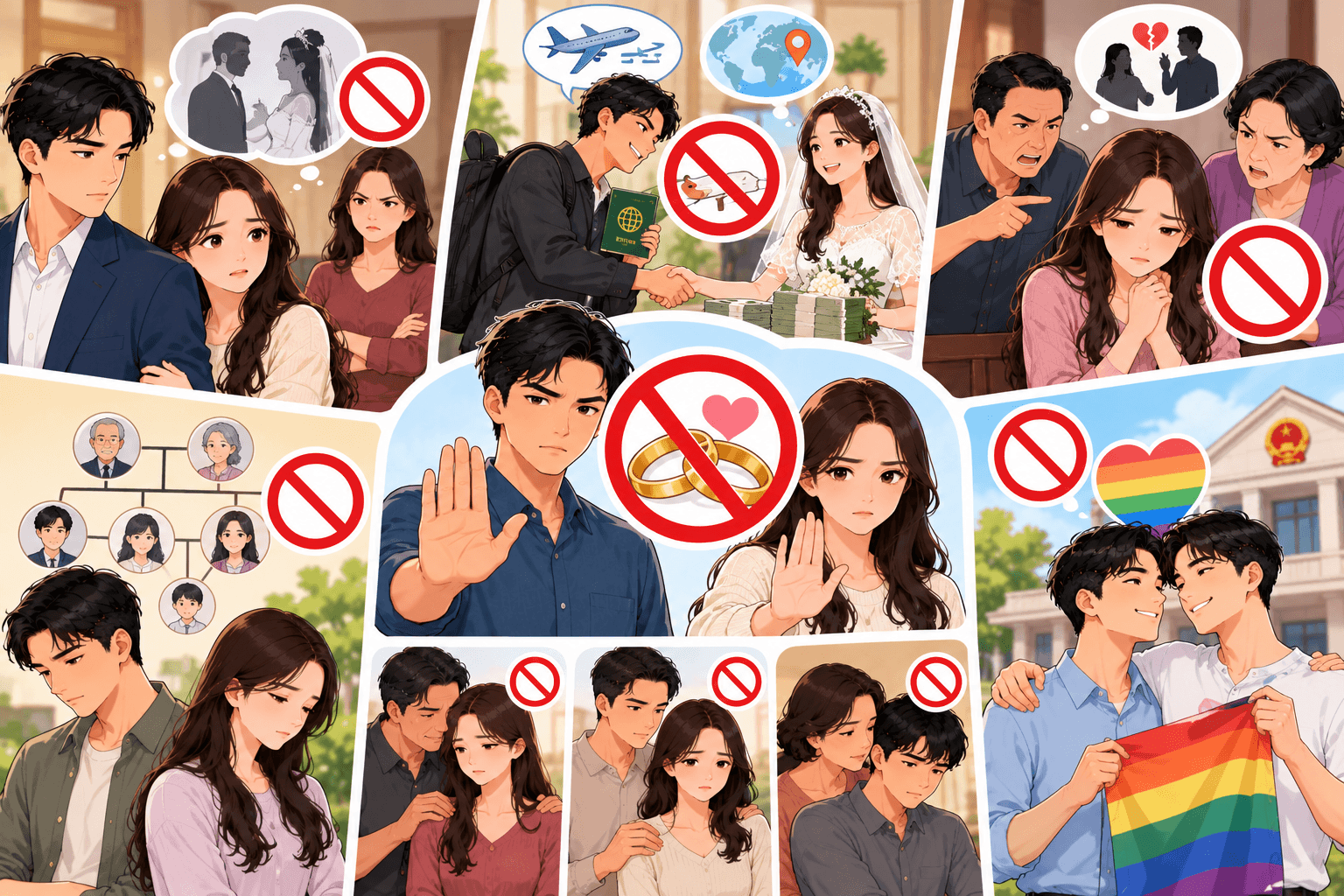 Những trường hợp pháp luật cấm kết hôn
