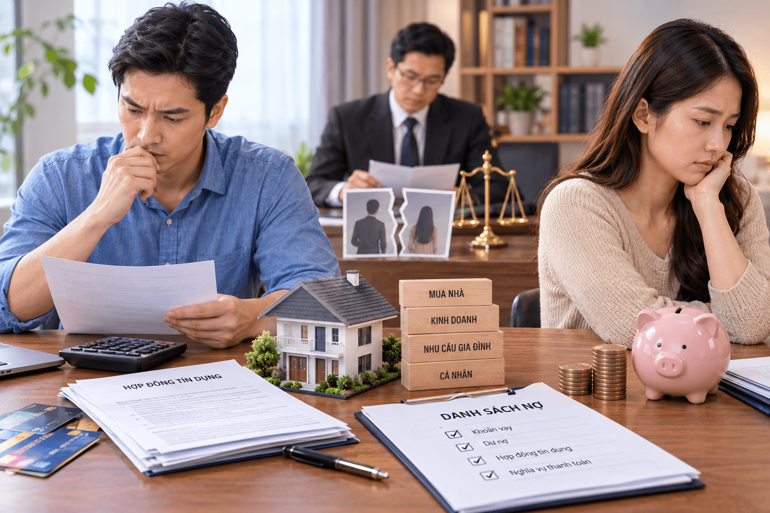 Nợ chung có được chia khi ly hôn không?