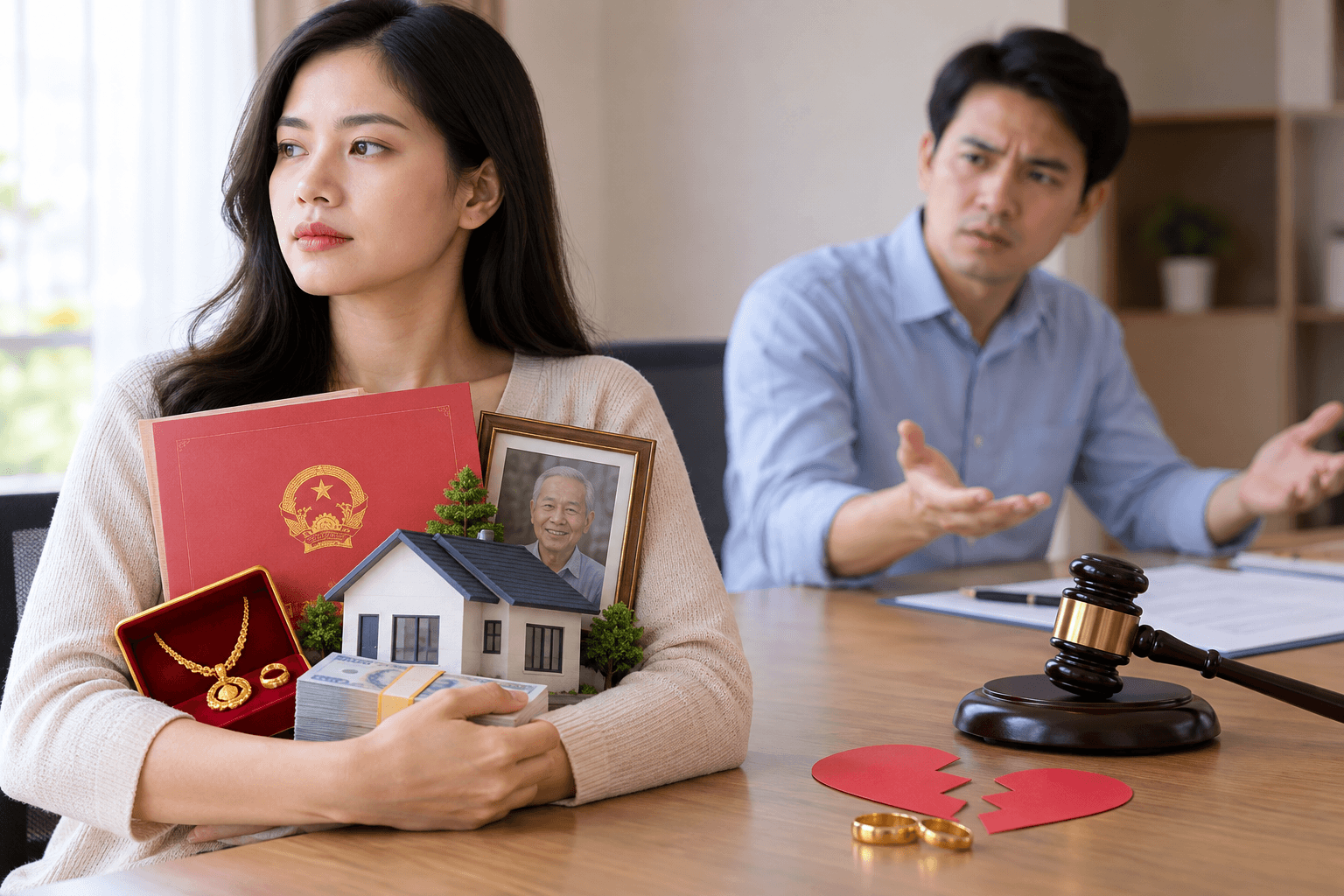 Tài sản thừa kế riêng khi ly hôn có phải chia không?