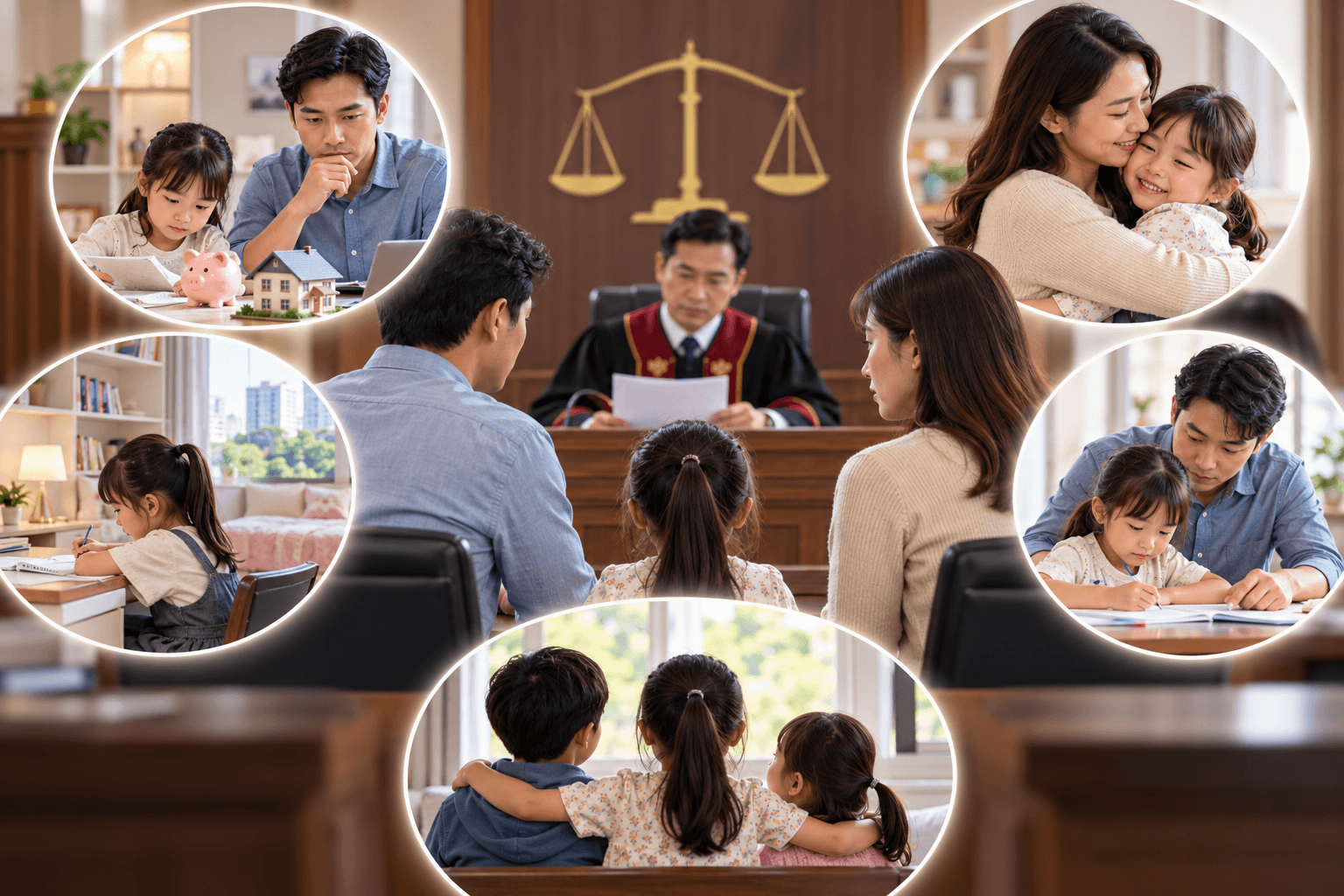 Tòa án dựa vào những tiêu chí nào để quyết định quyền nuôi con?