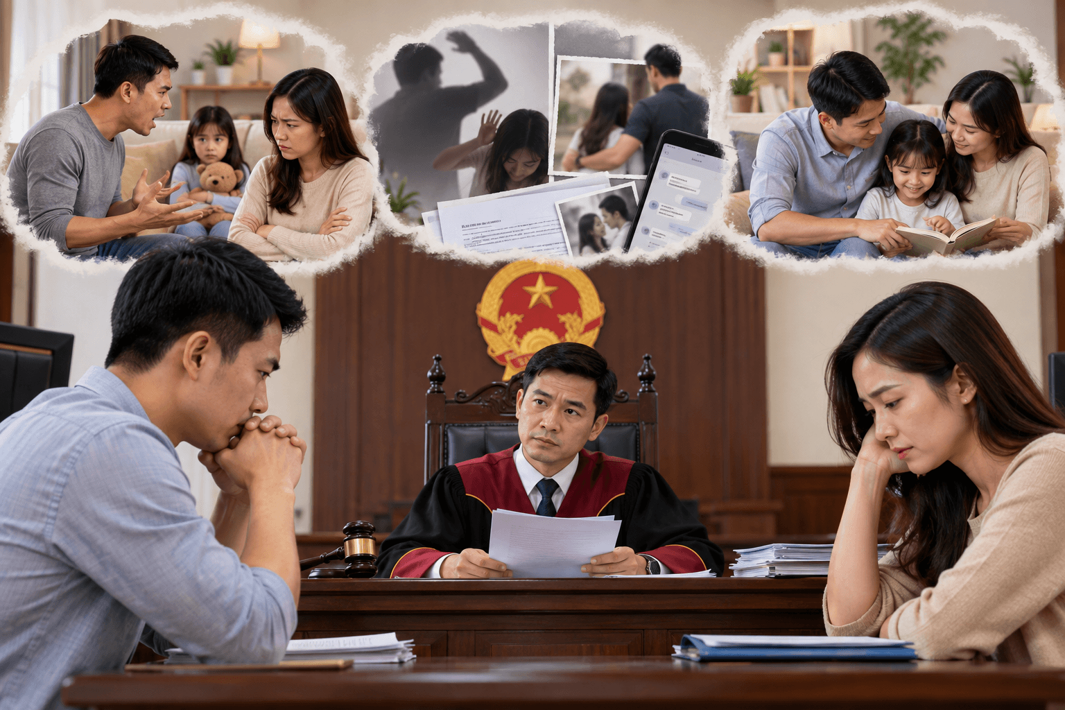 Trường hợp không được Tòa án chấp nhận ly hôn đơn phương